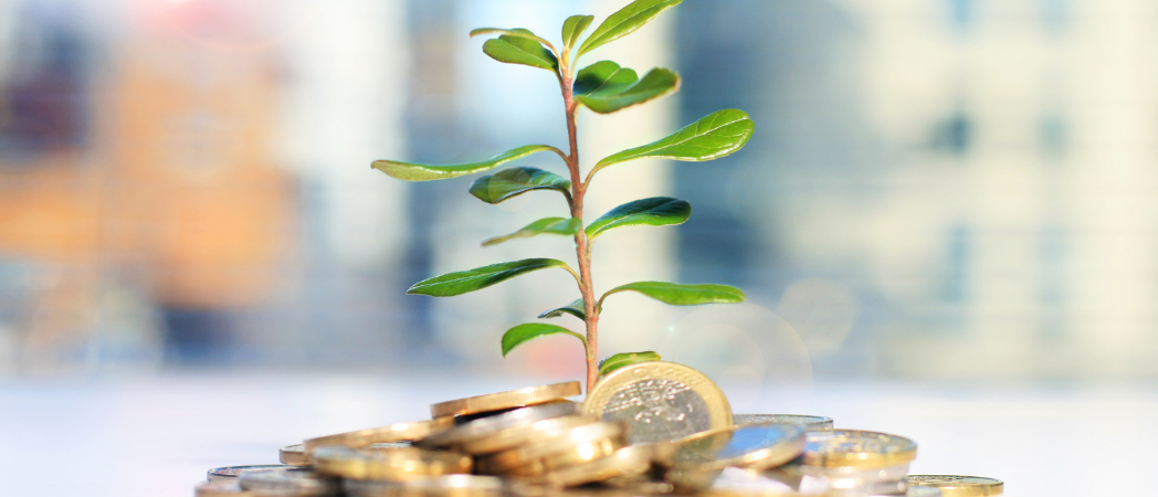 Visuel qui évoque l'investissement rentable